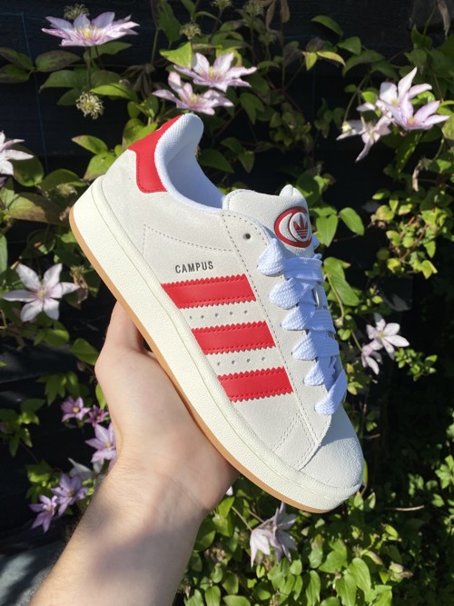 Adidas Campus 00s Crystal White / Better Scarlet / Off White