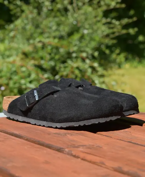 Birkenstock Boston Suede Black