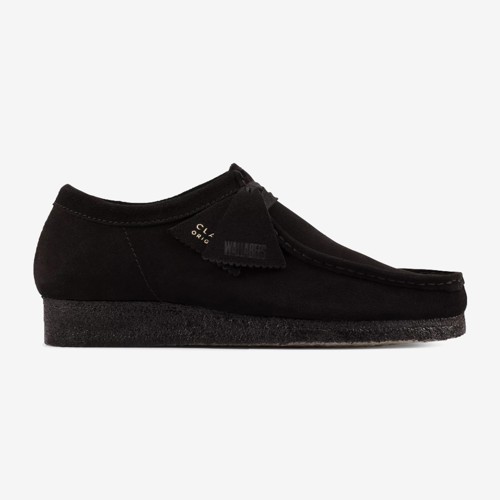 Clarks Wallabee Black Suede