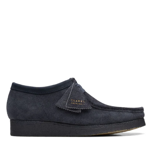 Clarks Wallabee Black Suede