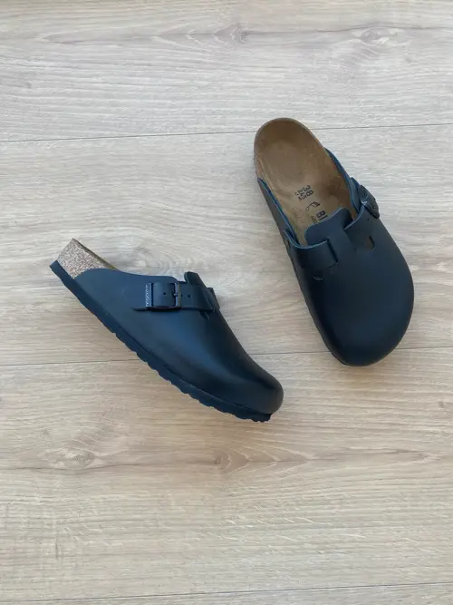 Birkenstock Boston Suede Black