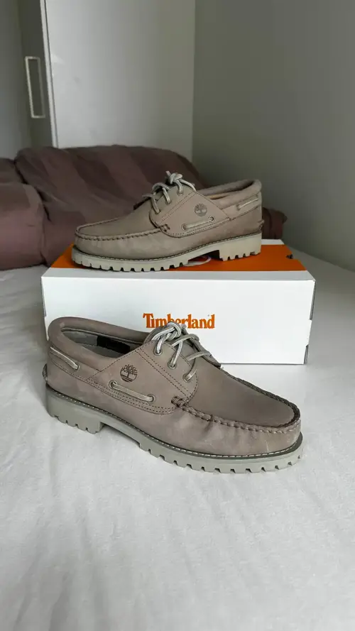 Timberland Authentic 3 Eye Boat Shoe Light Taupe